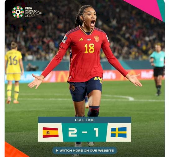 Espanha bate Suécia e disputa final da Copa feminina