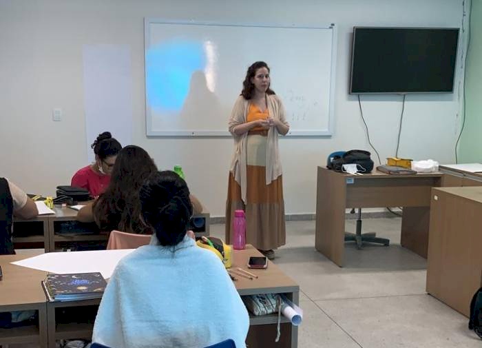 Aulas sendo realizadas de forma híbrida