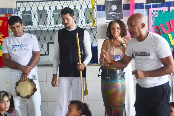 Projeto Capoeira no Chão da Escola, em João Pessoa