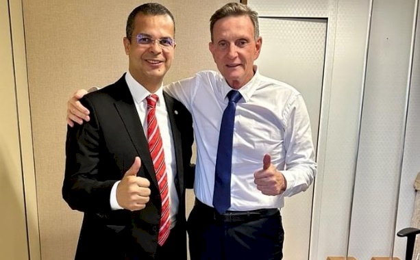 Deputado Estadual Jutay Meneses e o Deputado Federal Marcelo Crivella 