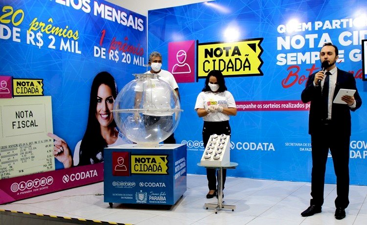 Governo da Paraíba realiza 18º sorteio do Programa Nota Cidadã nesta quinta-feira (10)