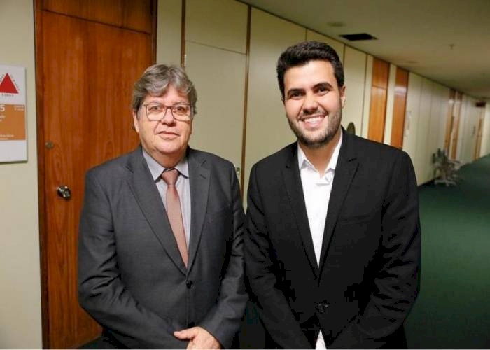Deputado estadual, Wilson Filho, e o governador João Azevêdo
