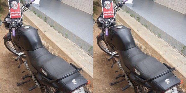Motocicleta com restrição de roubo/furto é recuperada pela polícia na cidade de Pombal 