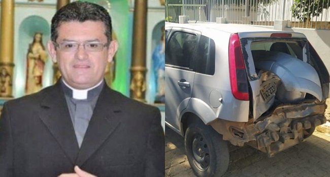 Padre é agredido verbalmente e tem veículo danificado por Homem em praça pública, no Sertão da PB 