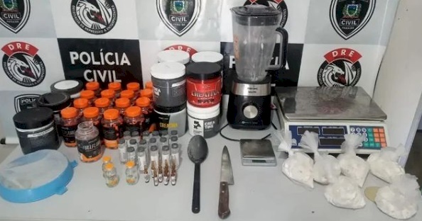 Laboratório para beneficiamento de drogas desarticulado pela polícia em Campina Grande 