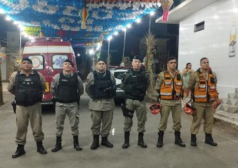Segurança nas festividades do São João de Lastro e Nazarezinho