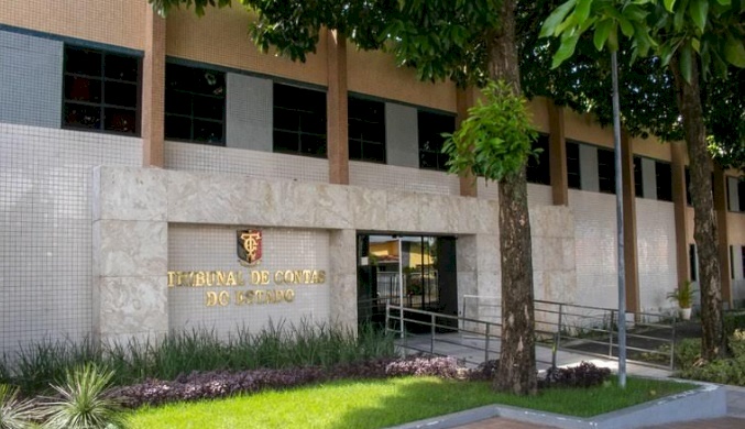 Fachada do Tribunal de Contas do Estado 