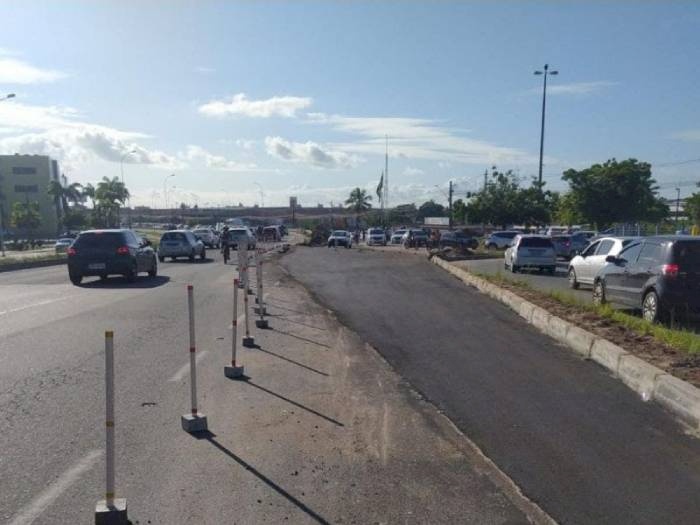 Faixas da BR-230 interditadas no sentido Bayeux/Cabedelo