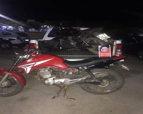 Motos apreendidas