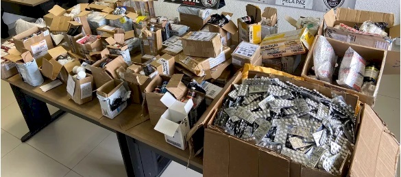 Cerca de de 26 mil comprimidos de artane são apreendidos na Paraíba