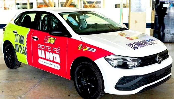 Nota Cidadã R$ 100 mil em dinheiro e um carro novo