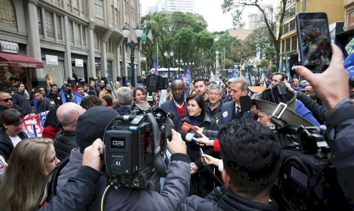 Candidata do MDB à Presidência da República, Simone Tebet