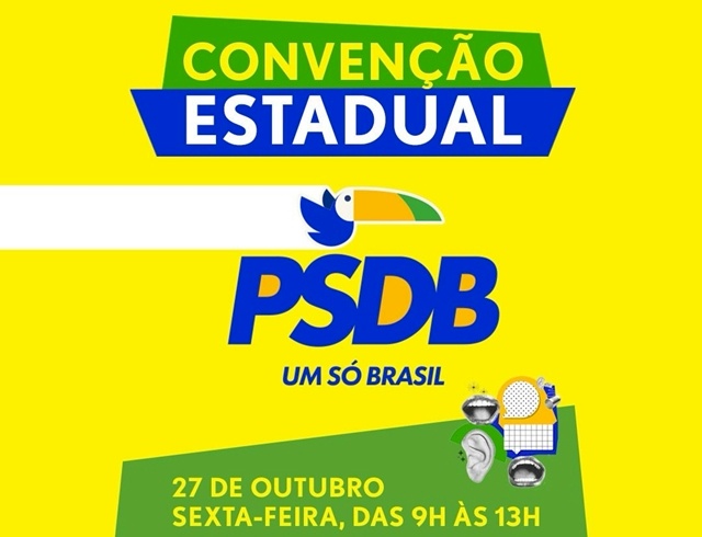 Marcada data da convenção do PSDB na Paraíba