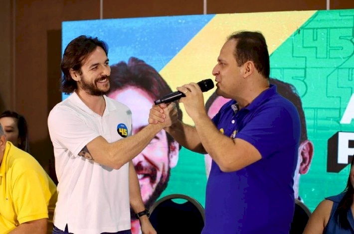 Deputado Eduardo Brito com Pedro Cunha Lima