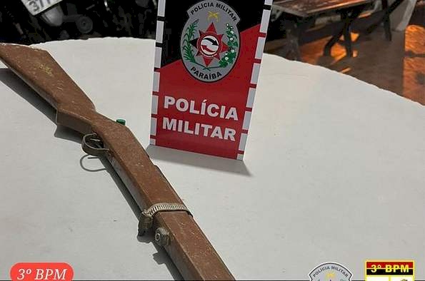 Apreensão de arma de fogo no Sertão