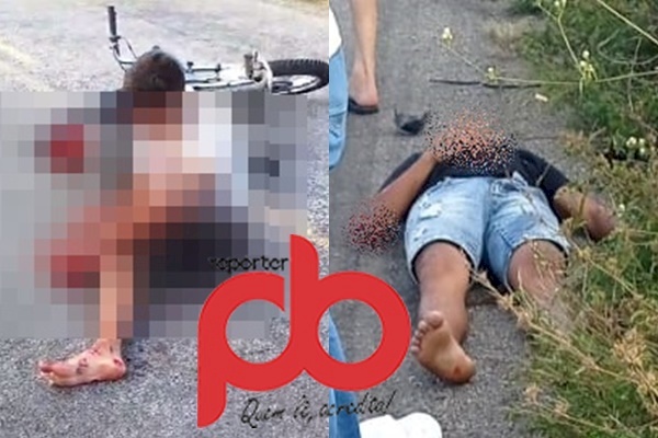 Imagem dos adolescentes envolvidos no acidente registrado na PB 359, entre Santa Cruz e São Francisco 