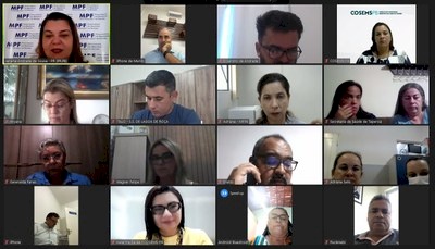 MPF promove reunião com gestores da saúde para estimular vacinação contra covid-19 na Paraíba