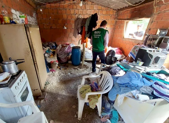 Espaço onde viviam as paraibanas resgatadas apresenta situação precária de habitabilidade