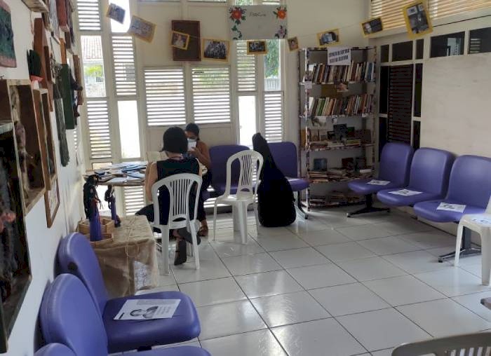 Inauguração da biblioteca Nise da Silveira, do Centro de Atenção Psicossocial (Caps) AD III Jovem Cidadão,  na capital