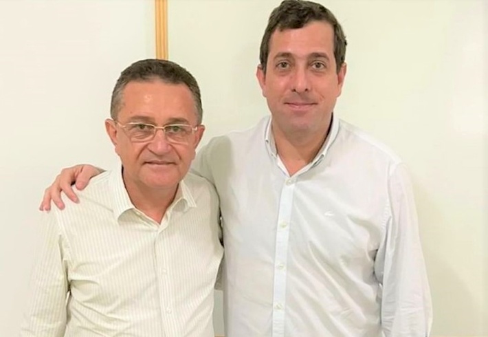 Raimundo Antunes com o Deputado Federal, Gervásio Maia