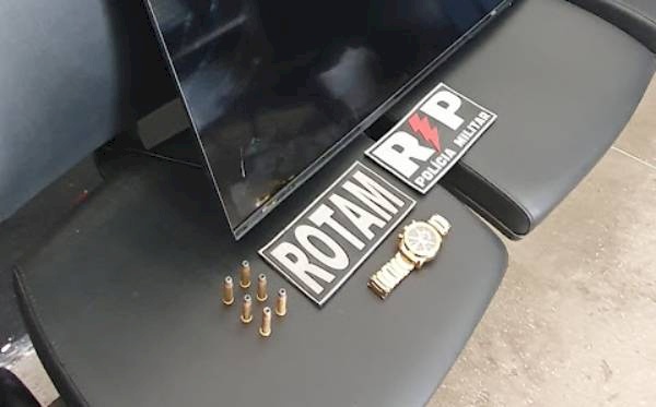 Material recuperado pela Polícia Militar
