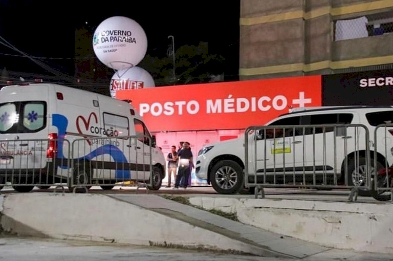 Posto Médico do Governo do Estado no Parque do Povo, em Campina Grande 