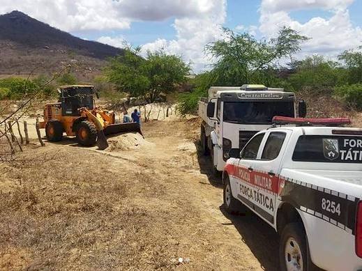 Polícia Militar combate crime ambiental de extração irregular de minério no interior da PB