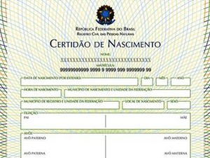 Certidão de Nascimento