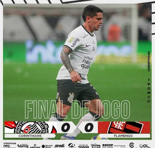  Corinthians e Flamengo não saíram do 0 a 0