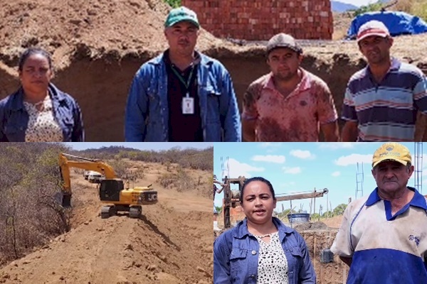 Obras feitas pela secretaria de Agricultura no Distrito de Prensa 