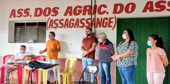 Reuniões ocorridas nos  Assentamentos Angélicas I e II, em Aparecida 