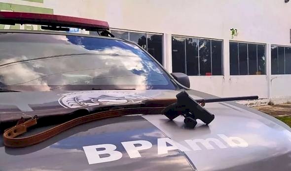 Armas de fogo apreendidas durante força tarefa na cidade de Piancó