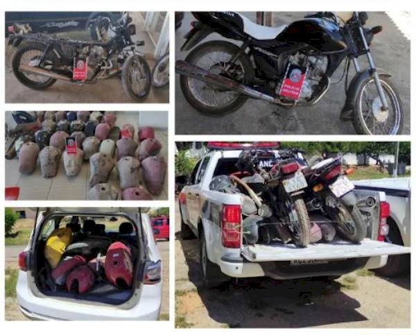 Desmanche de motos no Sertão da Paraíba