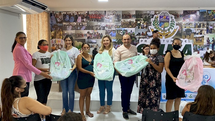 Entrega dos enxovais do Programa Meu Bebê às mães grávidas em Sousa