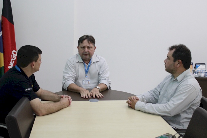Visita do Superintendente do Patrimônio da União na Paraíba, Geovane Marinho ao presidente do Creci-PB, Ubirajara