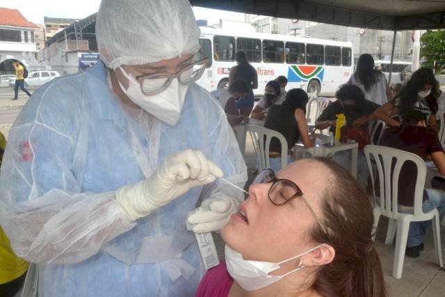Testagem registra 14,1% de exames positivos para Covid-19 durante Campanha Diagnostica João Pessoa