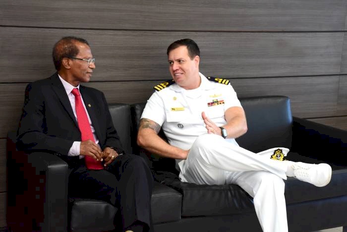 Visita do Comandante da Capitania dos Portos da Paraíba