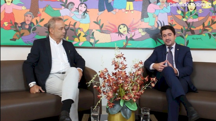 Entrevista concedida ao jornalista Cândido Nóbrega