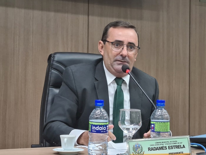 Vereador pelo município de Sousa, Radamés Estrela
