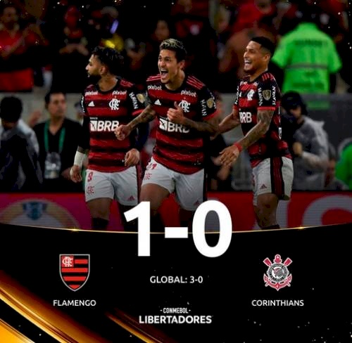 Flamengo vence o Corinthians no Maracanã