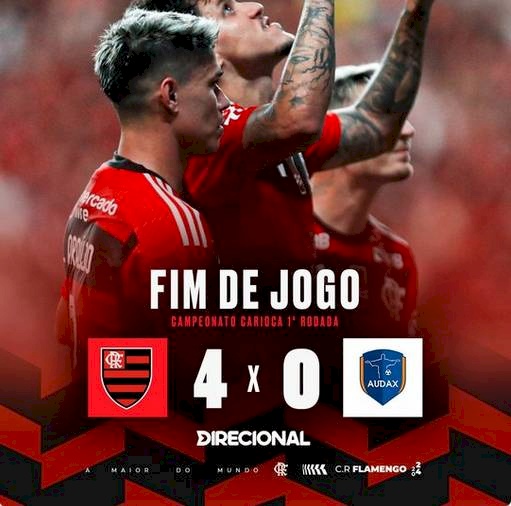 Flamengo estreia com goleada no Campeonato Carioca