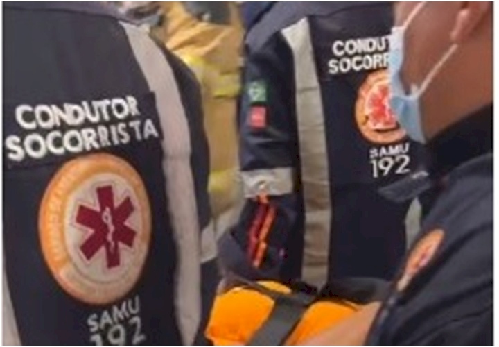 Vítimas sendo socorridas pelas Equipes do SAMU, e Corpo de Bombeiros
