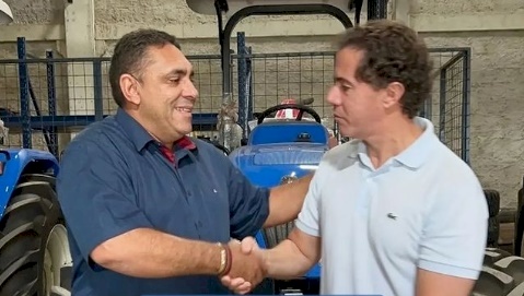Prefeito de Aparecida, João Neto e o Senador Veneziano Vital do Rego 
