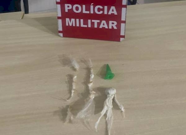 Droga apreendida em ação da Polícia Militar