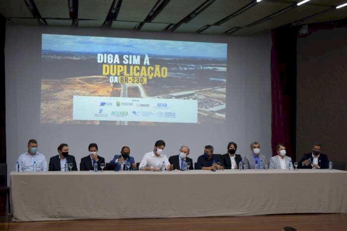 Assinatura da Ordem de Serviço da duplicação da BR 230