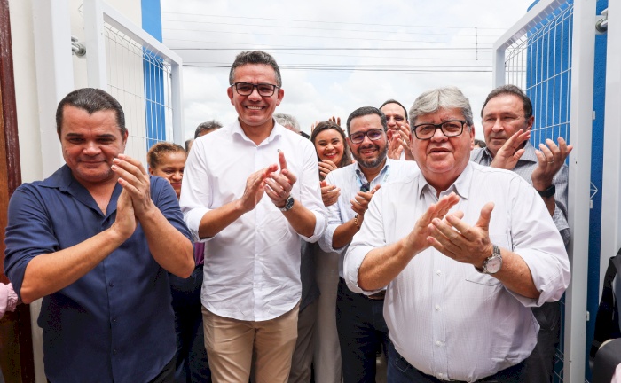 Inauguração de escola e nova agência da Cagepa
