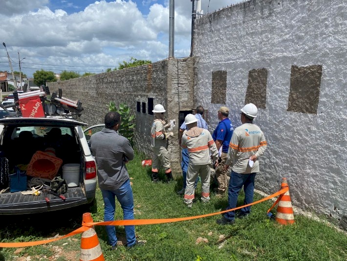 Polícia Civil acompanha operação da Energisa em Santa Rita
