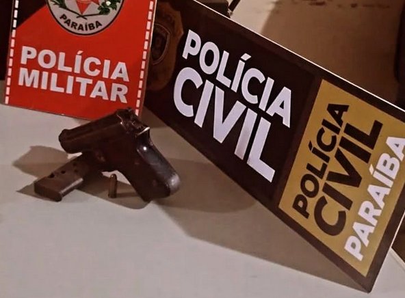 Apreensão de arma de fogo, droga e munição, no Sertão