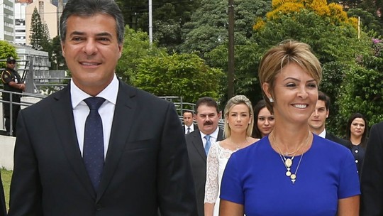 Beto Richa e a Esposa