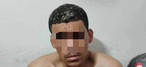 Prisão de suspeito de assaltos, em Patos